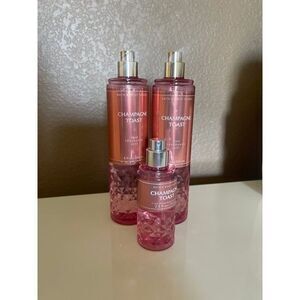 Champagne toast body sprays bath and body works